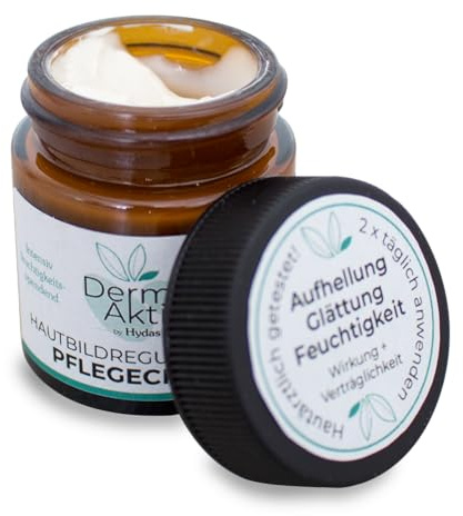 DermaAktiv Hautbildregulierende Pflegecreme – intensiv feuchtigkeitsspendende Gesichtscreme zur Aufhellung von Pigment- & Altersflecken