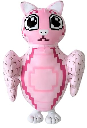 Generisch Steal a Brainrot Plüsch Pink Meowl Kuscheltier für Kinder & Erwachsene,Plüschtiere Kissen Puppe Geschenke für Fans Home Decor