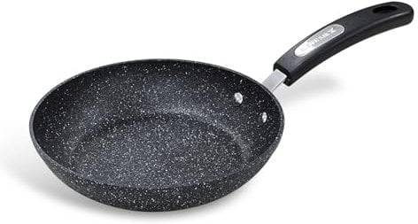 Scoville NEVERSTICK 20cm Frying Pan, Small Non-Stick Frying Pan, Suitable for All Hobs Including Induction, Rapid Heat Conduction, PFOA Free, Non Toxic, Toughened Aluminium, Black