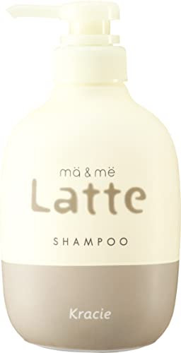 Mar & Me Latte Shampoo Pump 490 ml Premium W Milk Protein Blend (Apple & Peony Fragrance)