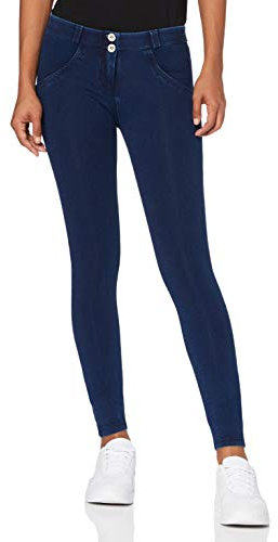 Freddy Pantalone WR.UP® Superskinny Vita e Lunghezza Regular in Jersey Denim Scuro