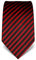 Vincenzo Boretti Herren Krawatte reine Seide gestreift edel Männer-Design zum Hemd mit Anzug für Business Hochzeit 8 cm schmal/breit rot