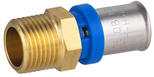 Raccord Multicouche à Sertir Multi profils Ø16 - Mâle 15x21 NOYON & THIEBAULT
