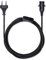 kwmobile E14 Lampenfassung mit Schalter - 5m Textilkabel - E 14 Fassung Netzkabel mit Schraubring Schalter - Lampenaufhängung Lampenkabel Schwarz