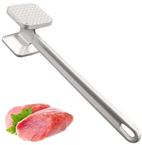 Fleischklopfer aus Metall, Küche aus Aluminium, Fleischhammer aus weichem Metall, Steak, Hühnerhammer aus Metall, Fleischhammer für Huhn, Fleisch, Pounder Mallet, Kochen