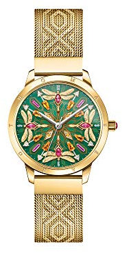 Thomas Sabo Damen Analog Quarz Uhr mit Edelstahl Armband WA0369-264-211-33 mm