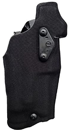 SAFARILAND® 6354DOMS19-Light/RDS ALS Holsterkorpus QLS-Gabel MS19, STX/Cordura® / schwarz, re, G17,22 (Gen 3-4) +M3, TLR-1, SF X200/X300U + Dr. Optic Red Dot