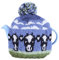 Pachamama Manta de lana de 4 – 6 tazas de 1,2 l para tetera, diseño de vaca lechera aislado, hecho a mano, de comercio justo, multicolor