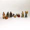 Gesar Krippenfiguren Set - 11 Teile aus Kunstharz, 3,5 cm, Handbemalt