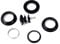 JarKuen 1 Set MTB Threadless External Headset Bearings Steel Bicycle Headset Threaded Bicycle Stem Headset Spacer for Mountain Road Bike