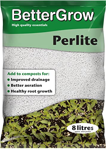 Growth Technology Ltd MDBGP8 BetterGrow Perlite Soil Additive, 8L Bag