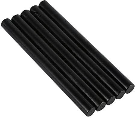 Klebepistole Siegelwachs Sticks, Wachs Siegel Stöcke Siegelwachsstäbchen Siegellackstäbchen Klebepistolen Sticks Retro Vintage Stempel Wachsstifte für Hochzeitseinladungen Karten Umschläge[Schwarz]