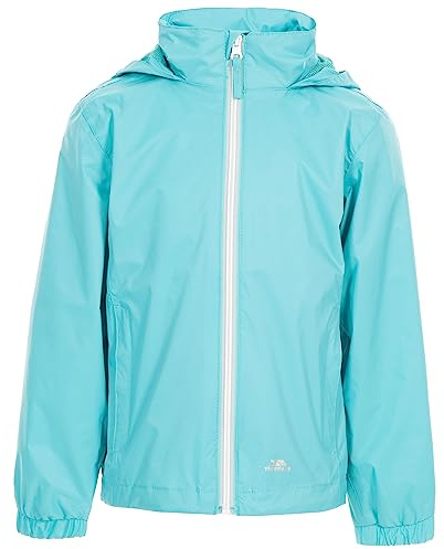 Trespass Girls Waterproof Jacket Adjustable Hood 2 Pockets Sabrina