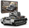 XIYI DAHONPA Panzer-Ⅳ Tank Army Building Block(1328 PCS),WW2 Military Historical Collection Model with Soldier Figures,Toys Gifts for Kid and Adult.