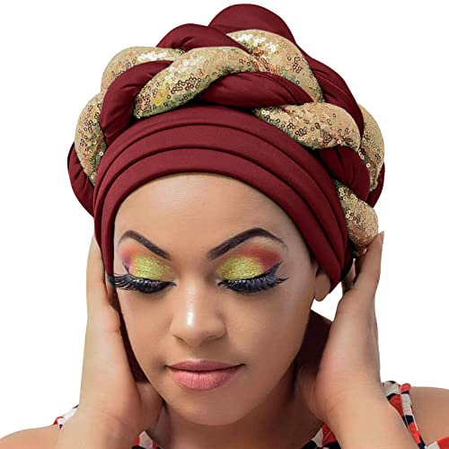 KopftüCher Damen,Damen Frauen Baumwolle Bandana Turban Cap Hijab Kopftuch Muslimische Bonnet Kopfbedeckung Halstuch Atmungsaktiv UV Schutz Pirat Mütze Bunter Diamant Indische Hüte Kappe Beanie Hut -