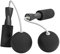 Mokernali Corde à Sauter Sans Corde, Corde à Sauter Sport, Corde à Sauter Lestée à Double Roulement En PVC Durable Corde à Sauter Ergonomique Sans Fil Pour Exercice, Fitness(Noir)