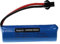 vhbw Batterie Compatible avec SM-2P connecteur pour modéle RC par ex. Voiture de Course Avion (1500mAh, 3,7V, Li-ION)
