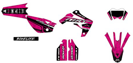 Deko-Set für Motorrad, anpassbar, Rieju MRT 50 von 2009 bis 2021, Wix, Rosa
