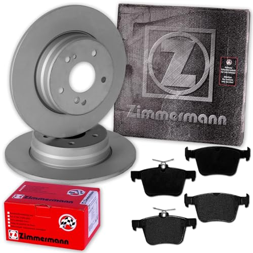 ZIMMERMANN Bremsscheiben + Beläge hinten für Golf 7 PASSAT 3G TOURAN
