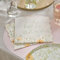 Ginger Ray Lot de 16 serviettes en papier festonnées double face Motif floral Hello Baby Pastel