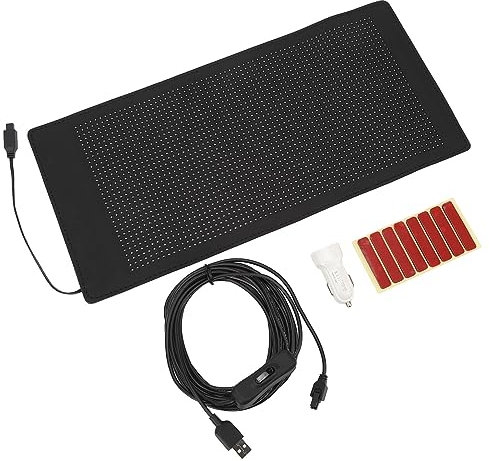 Panneau LED Programmable, Panneau LED Lumineux, Résolution 32x64, USB DC 5V, Contrôle par Application, Panneau LED Défilant Programmable, Enseignes au Néon