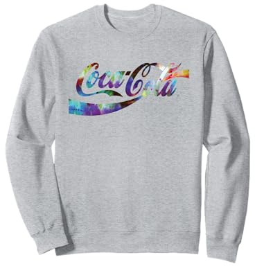 Logo Coca Cola dégradé coloré Sweatshirt