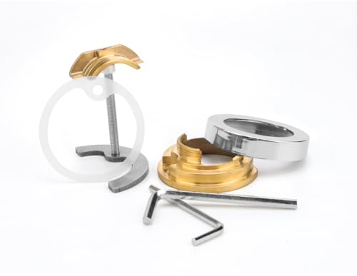 SRJQXH Lavabo Fijación de Tuerca de Grifo, Kit de Tuercas de Montaje Para Grifos en Cobre, Fijación Grifo Base para Conectar Grifos y Tuberías de Agua Apto para Cocinas, Baños y Fregaderos
