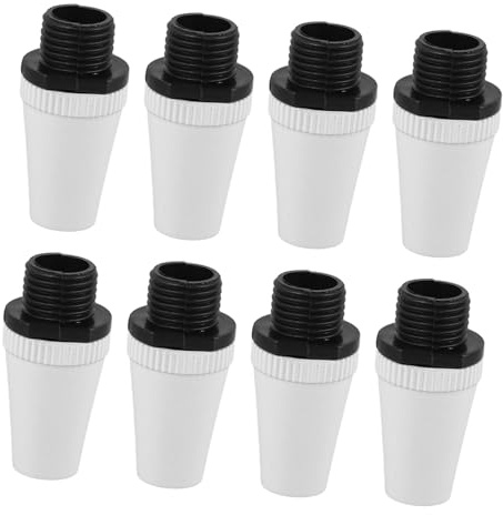Veemoon 8pcs Metal Strain Relief Cord Connectors Weather-Resistant Cable Glands for Secure Light Fixtures for Pendant and Ceiling Lights Durable Cable Clamps