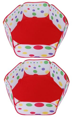 BESPORTBLE 2 Piezas Piscina De Bolas para Niños Pequeños Hoyo De Pelota De Baloncesto Bolsa De Almacenamiento Plegable para Juegos