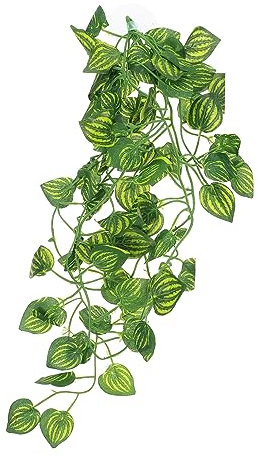 Yardwe 3 Stück Landschaftsbau Pflanzen Weinrebe Pflanze Terrarium Pflanzen Lebensraum Frosch Terrarium Pflanzen Reben Pflanzen Lebensräume Pflanze Grüner Kunststoff