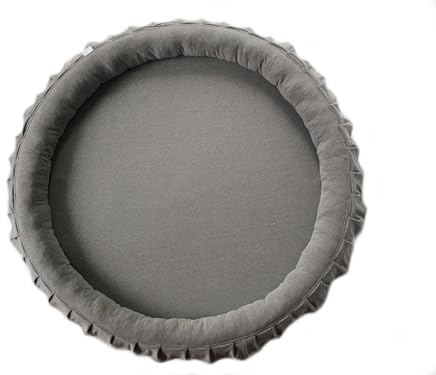 Monio for Kids - Grau Premium Babynest Babyspielmatte Kokon Abnehmbarer Baumwollbezug Hochwertiger Schaumstoff Weiche Babymatte für Neugeborene Spielmatte für Babyschlaf Sicheres Babynest