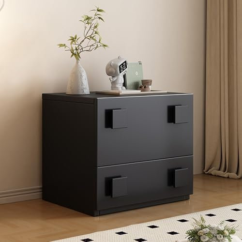 CMYAOYC Mueble de TV de Madera Maciza, Muebles TV de Estilo Rústico, Mueble de Almacenamiento Moderno, Organizador Independiente Versátil, Mueble de Televisión, Mueble de Entretenimiento(Black)