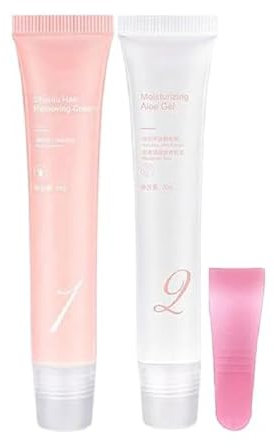 Facial Hair Removal Cream Kit,Gesichtshaarentfernungscreme für Frauen,Gesichts Enthaarungscreme,Beruhigend und Feuchtigkeitsspendend,Damenbart Entferner Creme,Schmerzlose Gesichtshaarentferner (1)