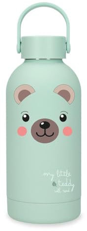 Movom Enjoy Botella de Acero Inoxidable Verde 6,5x18,5x6,5 cms Acero Inoxidable