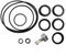 Per pompa filtro a sabbia Intex Valvola di rilascio dell'aria O-Ring Set di riparazione guarnizioni per attrezzature da piscina Kit di manutenzione parti di ricambio