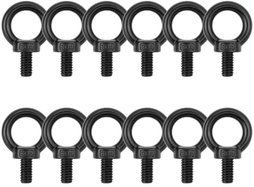 12 Stück M5 X 12 Ringschraube Edelstahl,öSenschraube,Ringmutter,Rundringschraube Mit Gewinde,öSenmutter,FüR Befestigung Und AufhäNgung