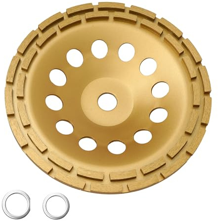 230mm Grinding Wheel, Diamond Cup Angle Grinder Discs Diamond Cup for Concrete, Marble, Granite, Natural Stone, Cement, for Grinding, Polishing, Cleaning, Surface