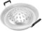 Ausla Poêle à Grill BBQ Thaï, 2 en 1 Poêle à Charbon Antiadhésive en Aluminium pour Intérieur et Extérieur (35 cm / 13,78 pouces de couleur d'origine)