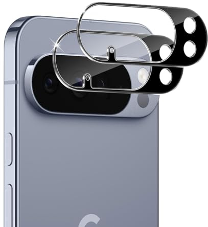 Vanrain Kameraschutz für Panzerglas für Google Pixel 10 Pro XL, 2 Stück 9H Härte Kamera Schutzglas Ultra-klar Kratzfest Kamera Linse Schutz für Pixel 10 Pro XL, Schwarz