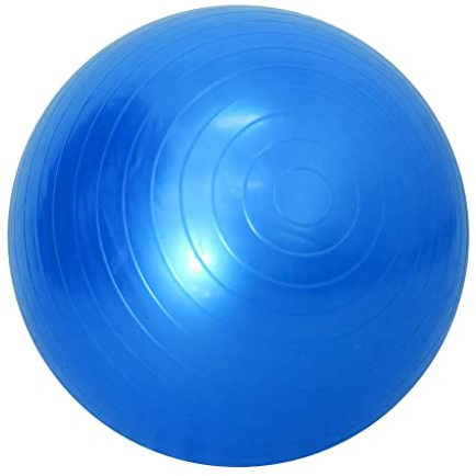 DXEHSEUY 45/85 cm weicher Anti-Burst-Yoga-Ball, Übung, Fitnessstudio, Pilatesbälle, 45 cm, Blau