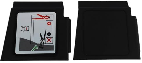 DULZEN 2 Stück Batteriepolabdeckung Pluspol Abdeckung Abdeckung Pluspol Autobatterie Schutzkappe Batteriepol Batterie Polabdeckung OE Number 5Q0971813A Kompatibel mit VW Kompatibel mit Audi