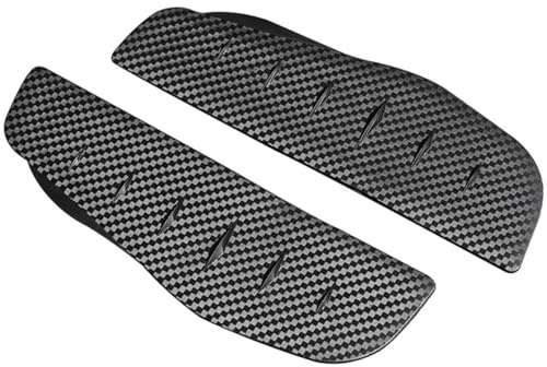 Rückspiegelblende 1 Paar Pvc Regenschutz für Auto Rückspiegel | Schwarz, Seitenspiegel Sonnenblende, Selbstklebend, Klare Sicht bei Regen und Sonne