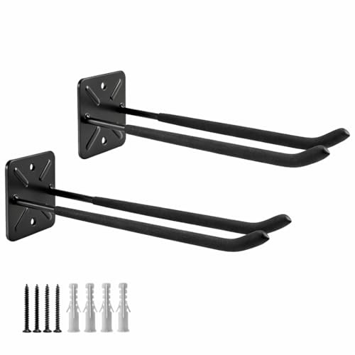 Garage Hooks, Wall Coat Rack, Shed Organiser, Heavy Tool Organiser, Hanger, Garage Hooks for Garden Tools, Prams, Car Tyres, Garden Tools 12.44 Inches (2 Pieces)
