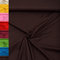 MAGAM-Stoffe Sophie Baumwollstoff Uni 100% Baumwolle Oeko-Tex Meterware 50cm (40. Dunkelbraun)