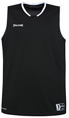 Spalding Herren Move Tank Top, schwarz/Weiß, 2XL
