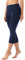 Merry Style Leggings Femme 3/4 Confortable Viscose Pantacourt Femme Tenue Sport Femme Short Cycliste MS10-144 (Bleu Marine, M)
