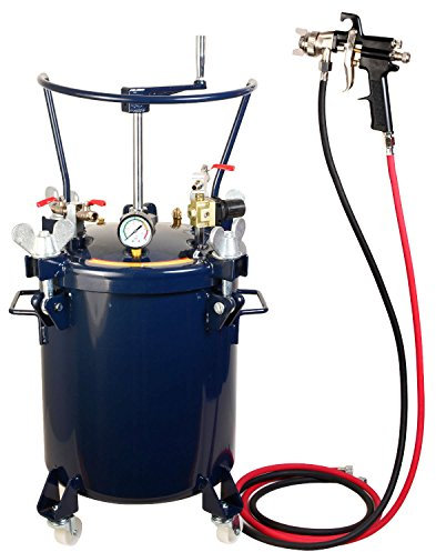20L DRUCKBEHÄLTER Farbspritzpistole mit Rührwerk Lackierpistole 2,0 Farbbehälter
