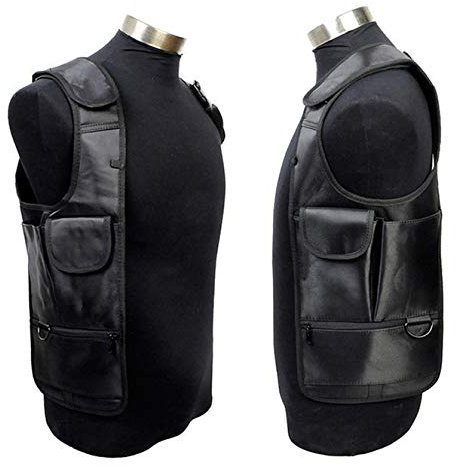Gexgune Männer Unterarm Schulter Achseltasche rechts Links Hand Taktische Zubehör Tasche Burglarproof Sicherheit Holster Strap Messenger Taschen (rechtshändig)