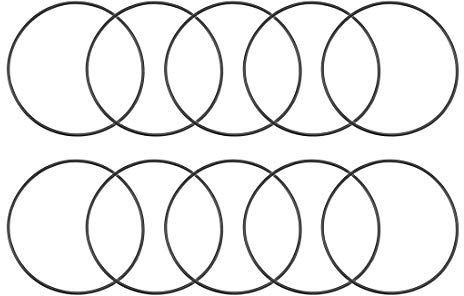 sourcing map Pack mit 10 Nitrilkautschuk O-Ring metrische Scheibe für Motor 63mm Außendmr. 60mm Innendmr. 1,5mm breit