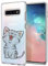 Verco Handyhülle für Samsung S10 Case, Premium Muster Handy Cover für Samsung Galaxy S10 Hülle weiches Flexibles TPU Case, Katze Motiv